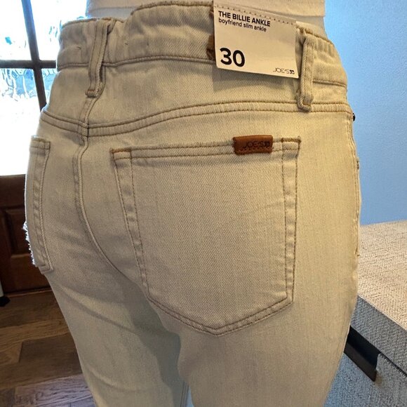 Joe's Jeans Distressed Slim Boyfriend Ankle Jeans - Picture 5 of 8